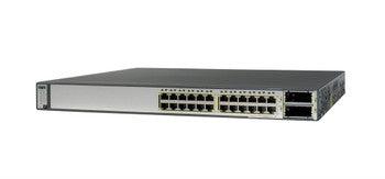 Cisco - WS-3750E-24TD-S - 24-Ports 10/100/1000 RJ-45 Rack-mountable Stackable Manageable Layer3 Switch
