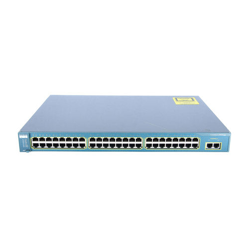 WS-C2950T-48-SI Cisco Catalyst 2950 Series 2950T-48 48 x RJ-45 Ports 10/100Base-TX + 2 x GE RJ-45 Ports Layer 2 Managed Gigabit Ethernet Network Switch