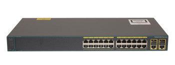 Cisco - WS-C2960-24TC-L-D4 - 24-Ports 10/100Mbps (RJ-45) 2 x SFP Combo Gigabit 64MB RAM 32B Flash Memory 1U Rackmount Managed Switch