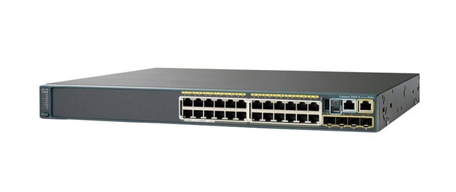 Catalyst 2960 Series C2960-24TT 24 x RJ-45 Ports 10/100Base-TX + 2 x Dual-Personality SFP Uplinks Ports Layer 2 Managed Rack-mountable Fast Ethernet Network Switch