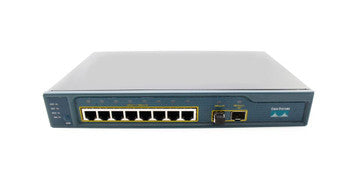 Cisco - WS-C2960-8TF-S - Catalyst 2960 8-Ports 10Base-T RJ-45 Manageable Layer2 Rack-mountable Wall Mountable and Desktop Switch with 1x Shared SFP Slot
