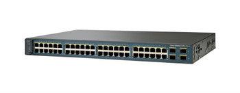 Cisco - WS-C3560V2-48PS-S-1 - Catalyst 3560v2 48-Ports 10/100Base-TX RJ-45 PoE Manageable Layer3 Rack-mountable 1U Switch with 4x SFP Ports