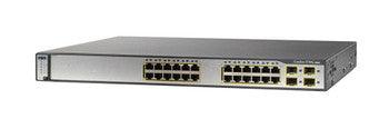 Cisco - WS-C3750G-24TS-S1U-02-UK - Catalyst 3750 24-Ports 10/100/1000T RJ-45 Manageable Layer3 Rack Mountable 1U and Stackable Switch