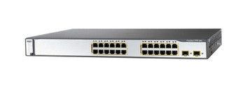 Cisco - WS-C3750V224PSE - Catalyst 3750v2 24-Ports 10/100 Poe + 2 Sfp Enhanced Image