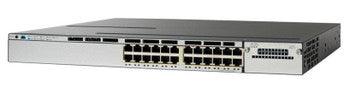 Cisco - WS-C3750X-24T-S-D4 - Catalyst 3750X-24T-S 24-Ports 10/100/1000Base-T RJ-45 USB Manageable Layer3 Rack-mountable 1U Desktop Stackable Ethernet Swit