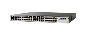 Cisco - WS-C3750X-48T-S-ATSW - Catalyst 3750x 48-Ports 10/100/1000Base-T RJ-45 Manageable Layer2 Rack-mountable 1U Stackable Ethernet Switch