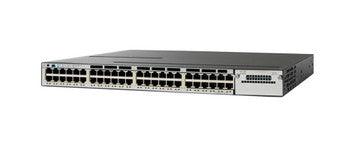Cisco - WS-C3750X-48T-S-WS - Catalyst 3750x 48-Ports 10/100/1000Base-T RJ-45 Manageable Layer2 Rack-mountable 1U Stackable Ethernet Switch