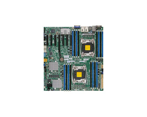 X10DRH-C-O - SuperMicro X10DRH-C Socket LGA2011 Intel C612 Chipset EATX System Board Motherboard Supports 2x Xeon E5-2600 v3/v4 DDR4 16x DIMM