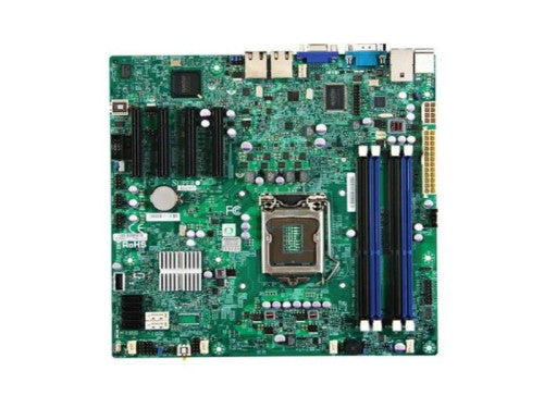 X9SCM-O - SuperMicro X9SCM Socket LGA1155 Intel C204 Chipset Micro-ATX System Board Motherboard Supports Xeon E3-1200/Core i3/Pentium DDR3 4x DIMM