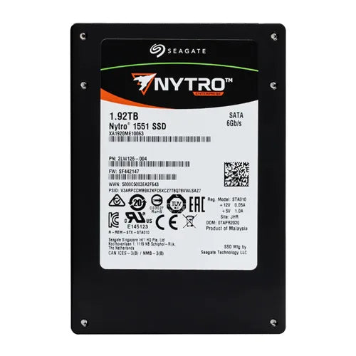 XA1920ME10063 Seagate Nytro 1551 1.92TB Triple-Level Cell SATA 6Gb/s 2.5-Inch Solid State Drive
