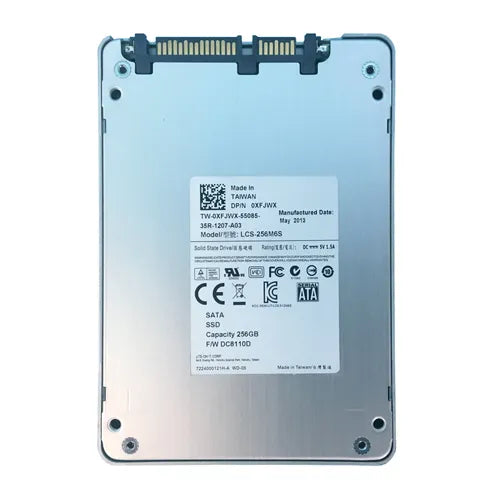 XFJWX Dell 256GB Multi-Level Cell SATA 6Gb/s 2.5-Inch Solid State Drive