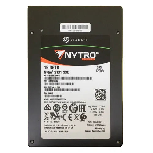 XS15360TE70004 Seagate Nytro 3131 15.36TB Triple-Level Cell SAS 12Gb/s 2.5-Inch Solid State Drive
