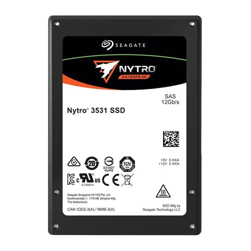 XS1600LE70024 Seagate Nytro 3531 Series 1.6TB Triple-Level Cell SAS 12Gb/s 2.5-Inch Solid State Drive