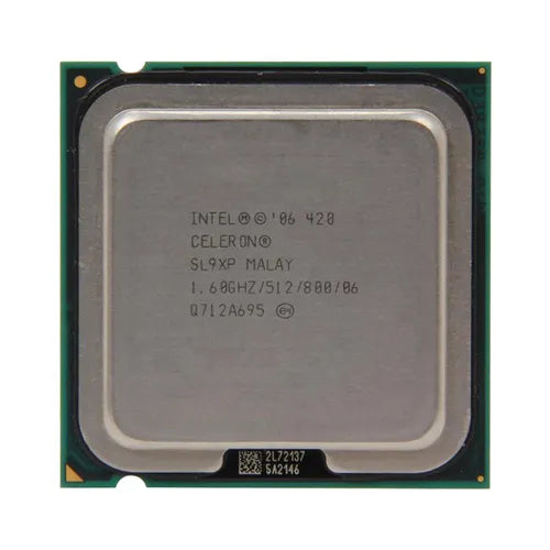 XT485 Dell 1.6GHz 800MHz FSB 512KB L2 Cache Socket LGA775 Intel Celeron 420 Single-Core Processor