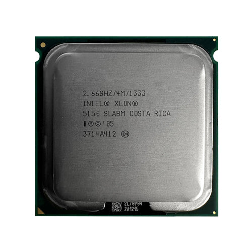 BX805566150A Intel Xeon 5150 Dual-Core 2.66GHz 1333MHz FSB 4MB L2 Cache Socket LGA771 Processor