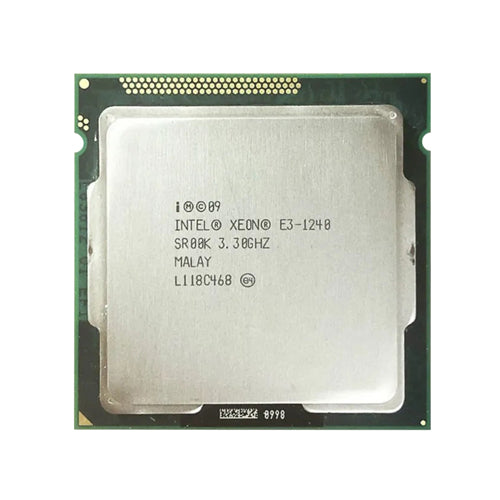 641914-B21 HP 3.30GHz 5.00GT/s DMI 8MB L3 Cache Socket LGA1155 Intel Xeon E3-1240 Quad-Core Processor for ProLiant DL120 G7