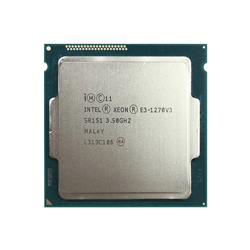 725285-001 HP 3.50GHz 5.00GT/s DMI 8MB L3 Cache Socket LGA1150 Intel Xeon E3-1270V3 Quad-Core Processor