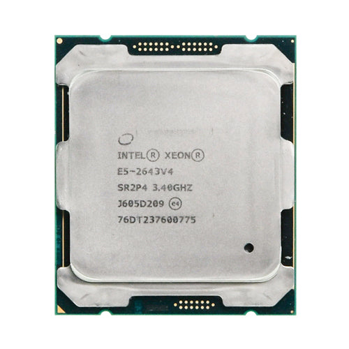 835612-001 HP 3.40GHz 9.6GT/s QPI 20MB L3 Cache Socket LGA2011-3 Intel Xeon E5-2643 v4 6-Core Processor for ProLiant Servers