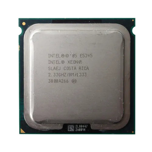 E5345 Intel Xeon E5345 Quad-Core 2.33GHz 1333MHz FSB 8MB L2 Cache Socket LGA771 Processor