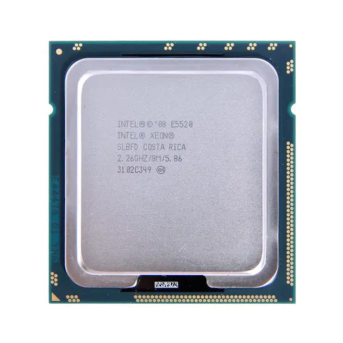 E5520 Intel Xeon E5520 Quad-Core 2.26GHz 5.86GT/s QPI 8MB L3 Cache Socket LGA1366 Processor