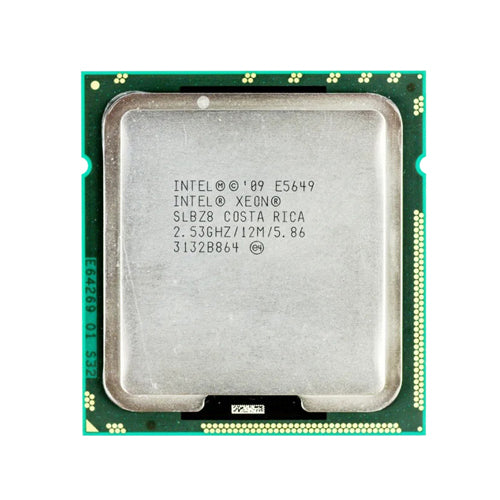 633418-B21 HP 2.53GHz 5.86GT/s QPI 12MB L3 Cache Socket LGA1366 Intel Xeon E5649 6-Core Processor Kit for ProLiant DL380 Gen7