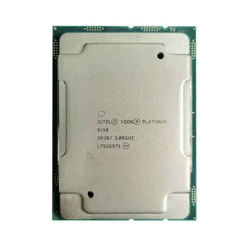 877035-B21 HP 3.00GHz 24.75MB L3 Cache Socket LGA3647 Intel Xeon Platinum 8158 12-Core Processor Kit for ProLiant XL450 Gen10