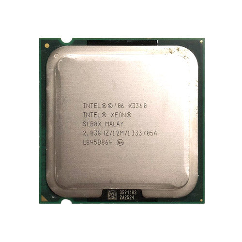 BX80569X3360 Intel Xeon X3360 Quad-Core 2.83GHz 1333MHz FSB 12MB L2 Cache Socket LGA775 Processor