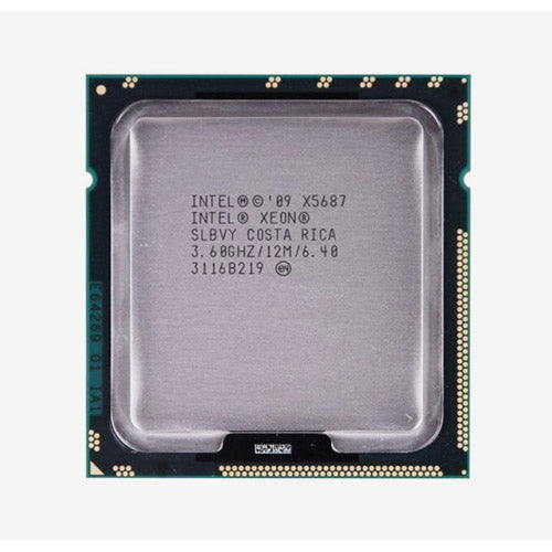 638137-001 HP 3.60GHz 6.40GT/s QPI 12MB L3 Cache Socket LGA1366 Intel Xeon X5687 Quad-Core Processor Kit