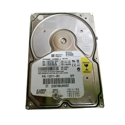 AC315300-60DV-1 - Western Digital Caviar 15.3GB 5400RPM EIDE 2MB Cache (CE) 3.5-Inch Hard Drive
