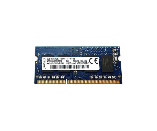 ACR16D3LFS1KBG/2G - Kingston 2GB PC3-12800 DDR3-1600MHz non-ECC Unbuffered CL11 SoDIMM 1.35V Single-Rank Memory Module