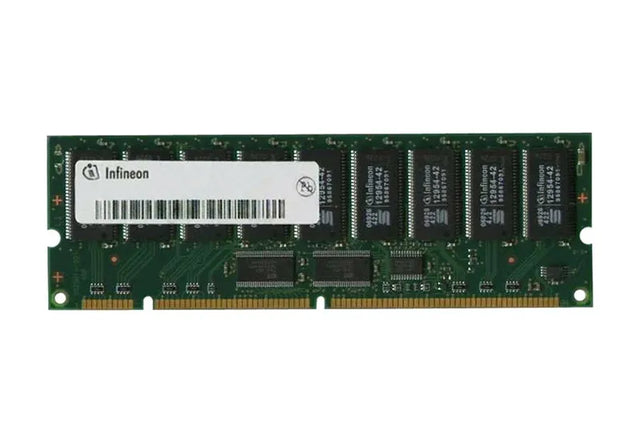C3W12813321 - Infineon 1GB PC100 100MHz ECC Registered CL2 168-Pin RDIMM Memory Module
