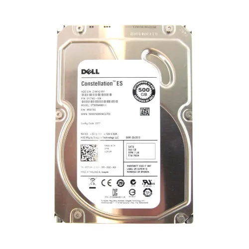 C3YJM-DELL - Dell 500GB 7200RPM SATA 6Gb/s Hot-Pluggable 3.5-Inch Hard Drive with Tray for PowerEdge Server & PowerVault Storage Array