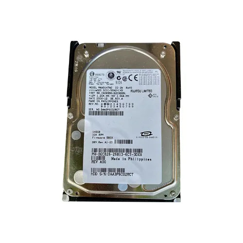 CA06550-B20300DL-DELL - Dell 146GB 10000RPM Ultra320 SCSI Hot Pluggable 8MB Cache 3.5-Inch Hard Drive with Tray for PowerEdge Server & PowerVault Storage Array
