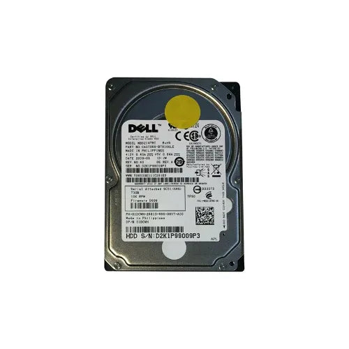 CA07068-B79100LE-DELL - Dell 73GB 10000RPM SAS 3Gb/s 16MB Cache 2.5-Inch Hard Drive
