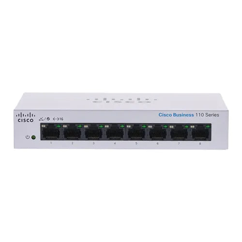 CBS110-8T-D-IN - Cisco Small Business 110 8-Ports RJ-45 Unmanaged Switch