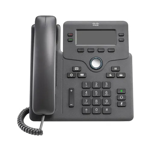 6800 Series 6861 1 x Port RJ-45 10/100Base-TX Wall-Mountable IP Phone with Power Adapter for MPP System