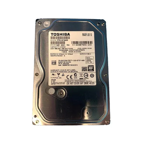 DT01ACA025-DELL - Dell 250GB 7200RPM SATA 6Gb/s 32MB Cache 3.5-Inch Hard Drive