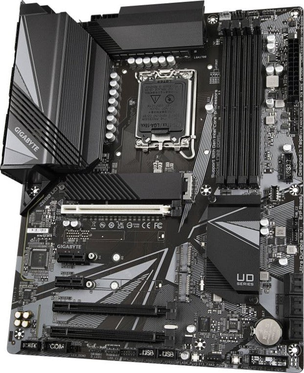 Gigabyte Socket LGA 1700 Intel Z690 Chipset 12th Generation Core i9 / i7 / i5 / i3 / Pentium Gold / Celeron Processors Support DDR5 4x DIMM 6x SATA 6.0Gb/s ATX Motherboard