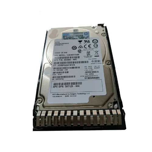 EG0300FCVBF-GEN - HP 300GB 10000RPM SAS 6Gb/s SFF Hot-Pluggable Dual Port 2.5-inch Hard Drive with Tray for Gen1 to Gen7 ProLiant Server