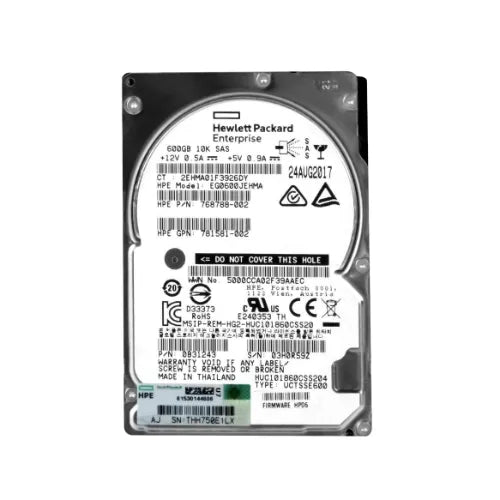 EG0600JEHMA-GEN - HP 600GB 10000RPM SAS 12Gb/s Hot Pluggable 2.5-Inch Hard Drive for SAN Storage Array