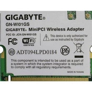 Gigabyte - GN-WI01GS - GIGA-BYTE Wireless Network Adapter Mini PCI Type IIIb 54Mbps - Orange Hardwares