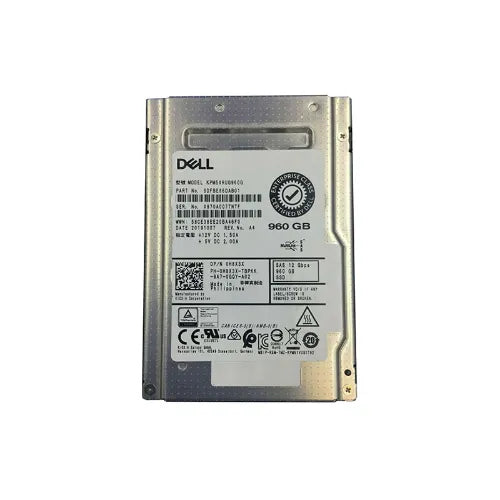 H8X3X-GEN-Dell 960GB 2.5 inch MLC 12Gb/s SAS Solid State Drive