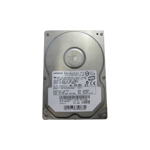 HDS722540VLSA80-DEL - Dell Deskstar 7K250 Series 40GB 7200RPM SATA 1.5Gb/s 8MB Cache 3.5-Inch Hard Drive
