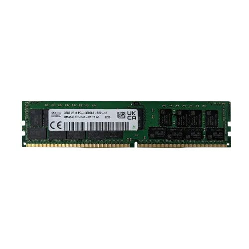 E 32GB DDR4-3200MHz PC4-25600 ECC Registered CL22 288-Pin RDIMM 1.2V Dual Rank Memory Module