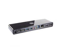 HP - H1L08AA#ABA - 3005PR USB 3.0 Port Replicator HDMI DisplayPort with AC Adapter - Orange Hardwares