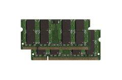HP - RT671AV - 1GB 2 x 512MB DDR2-433MHz non-ECC Unbuffered CL4 200-Pin SODIMM 1.8V Memory Module - Orange Hardwares