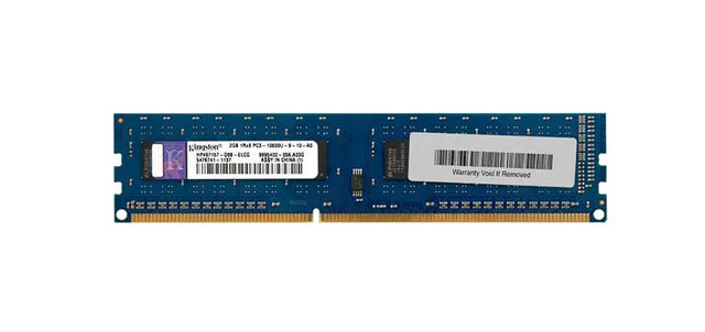 HP497157-D88-ELCG - Kingston 2GB DDR3-1333MHz PC3-10600 Non-ECC Unbuffered CL9 240-Pin UDIMM 1.5V Dual Rank Memory Module