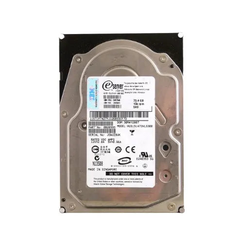 HUS151473VLS300-DELL - Dell 73GB 15000RPM SAS 3Gb/s 16MB Cache 3.5-Inch Hard Drive