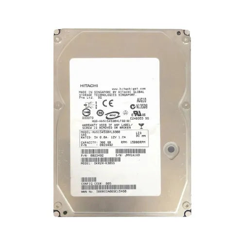 HUS154530VLS300-DELL - Dell Ultrastar 15K450 Series 300GB 15000RPM SAS 3Gb/s 16MB Cache 3.5-Inch Hard Drive