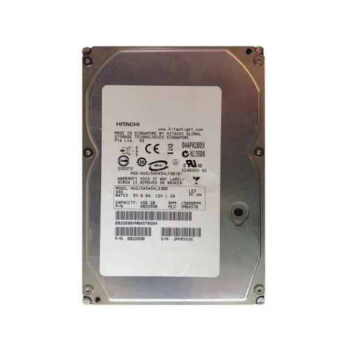 HUS154545VLS300-DELL - Dell Ultrastar 15K450 Series 450GB 15000RPM SAS 3Gb/s 16MB Cache 3.5-Inch Hard Drive
